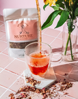 Spicy Love Herba tea rooibos, ginger, cardamom, rose, damiana