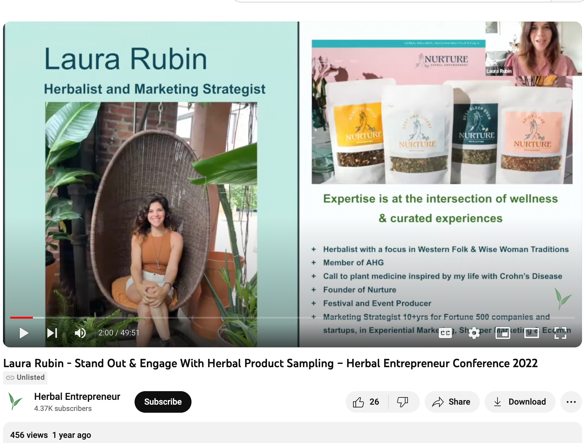 Herbal Entrepreneur features Laura Rubin, Clinical Herbalist, Flower Essences Practitioner, Herbal Educator and Marketing Strategist.