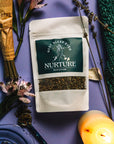 Best Sleep Ever Herbal Tea. Best Sleep Ever Herbal Tea peppermint, marshmallow leaf, catnip, skullcap, sleeping, sleep aid, sleep support, dreams, dreaming, lavender. Herbal infusion. Nurture herbal tea. 